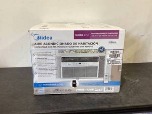 lot 90 image: Midea 12,000 BTU 115V Smart Window Air Conditioner with Remote, up to 550 Sq. ft