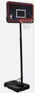 lot 94 image: NBA Official 44 In. Portable Basketball System Hoop with Polyethylene Backboard