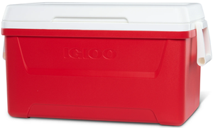 lot 840 image: Igloo 48 QT Laguna Ice Chest Cooler, Red