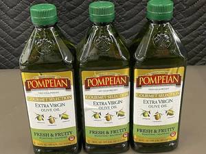 GA 3. (12) - Pompeian Gourmet Selection Extra Virgin Olive Oil - 3 Pack