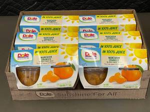 2 back - Dole Mandarin Oranges in 100% Fruit Juice - Six 4-Packs
