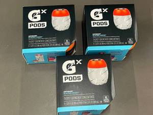CT 2 - Gatorade GX Pods Glacier Freeze Thirst Quencher Concentrate 12 pods