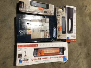 Lot of  Assorted Heaters Various Models and Conditions    Customer Returns See Pictures