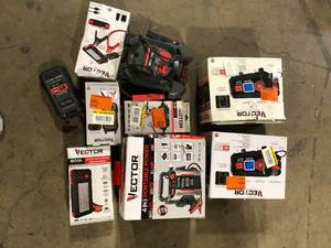 Lot of Assorted Portable Power Stations and Hardware  Various Models and Conditions      Customer Returns See Pictures