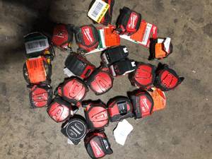 Lot of Assorted Milwaukee Tape Measures Various Models and Conditions  Customer Returns See Pictures