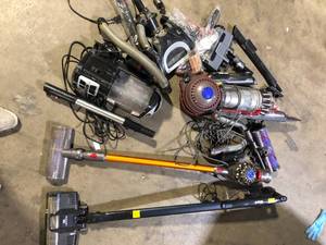 Lot of Assorted Used Vacuums and Parts Various Models and Conditions  Customer Returns See Pictures