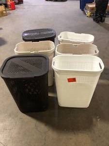 Lot of Assorted Laundry Baskets Various Models and Conditions    Customer Returns See Pictures