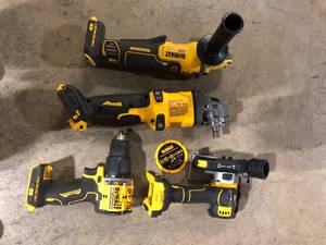 Lot of Assorted Dewalt Power Tools Various Models and Conditions  Customer Returns See Pictures