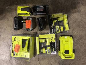 Lot of Assorted Ryobi Tools and Hardware Various Models and Conditions  Customer Returns See Pictures Customer Returns See Pictures