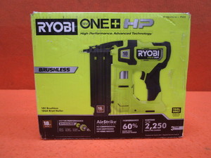 lot 8 image: Ryobi 18v Cordless Brad Nailer