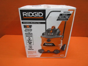 lot 15 image: Ridgid 16gal Shop Vac