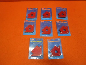 lot 34 image: (8) Welding Magnets