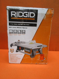 lot 44 image: Ridgid Wet Tile Saw