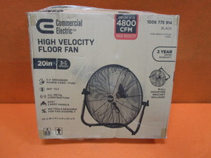 lot 46 image: 20 Floor Fan wWall Mount Bracket