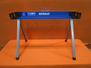 lot 52 image: Kobalt Collapsible Steel Sawhorse