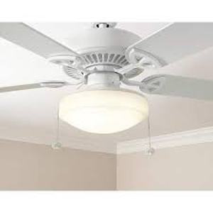 Hampton Bay 11 in. 2700K Warm White and 4000K Bright White Universal LED Ceiling Fan Light Kit Customer Returns See Pictures