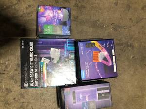 Lot of Assorted Lighting Strips Various Models and Conditions   Customer Returns See Pictures