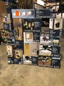 Lot of Assorted Lighting Various Models and Conditions   Customer Returns See Pictures