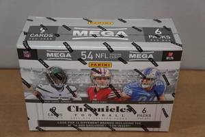 lot 2 image: Mega Box of 2022 Chronicles Football Card Packs