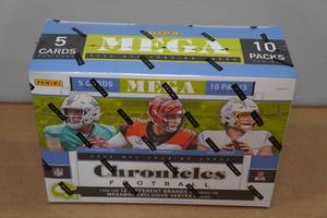 lot 3 image: Mega Box of 2020 Chronicles Football Card Packs