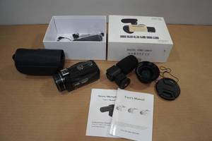 lot 41 image: Full HD Video Camcorder and Accessories