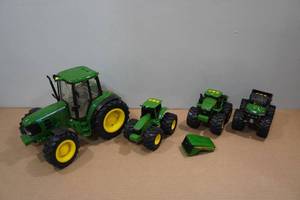 lot 56 image: John Deere Toy Tractors