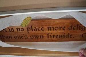 lot 79 image: Wisdom in Wood Fine Panel Carving