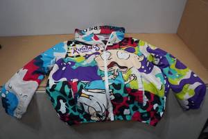 lot 90 image: Members Only Nickelodeon Rugrats Jacket -XL