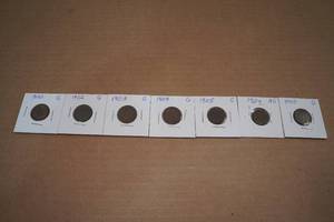 lot 159 image: US Indian Head Penny Coins