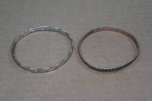 lot 161 image: Sterling Silver Bangle Bracelets