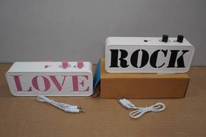 lot 167 image: 2 Word Speakers -Love & Rock