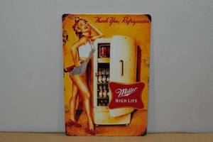 lot 189 image: Metal Miller High Life Sign
