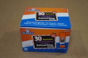 lot 191 image: 30 Pack of Elmers School Glue Sticks