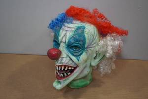 lot 210 image: Foam Filled Creepy Clown Head