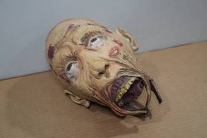 lot 211 image: Latex Foam Filled Creepy Head