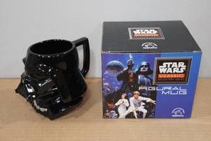 lot 222 image: Star Wars Classic Collectors Series Figural Mug -Darth Vader