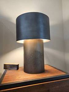 lot 5 image: Industrial Drum Lamp from Studio A (A)