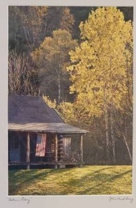 lot 78 image: Signed Fine Art Americana Photography Print - John David Geery - Autumn Glory