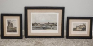 lot 77 image: Redwell & Martin Engraved Print Collection - Cathedral of Notre Dame Fete de lAssumption - Chateau de Versailles - Chateau de Chambourd