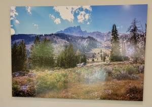 lot 46 image: Utah Mountain Scape Photo on Metal  60 x 40