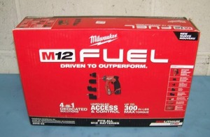 lot 12 image: Milwaukee Tool M12 FUEL Cordless Installation Drill  Driver Kit