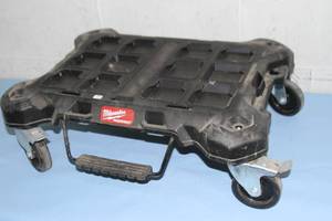 lot 54 image: Milwaukee Tool PACKOUT Modular Storage System  Organizer Dolly with QuickStop Loading Lever - Model 48-22-8410