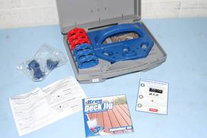 lot 93 image: Kreg Deck Jig - Concealed Fastener System for Installing Deck Boards
