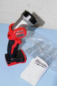 lot 37 image: Milwaukee Tool M18 TrueView High Definition Light Output Work Light with Rotating Head - Model 2735-20 - New