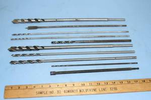 lot 87 image: Miscellaneous Lot of Various Speed Bore Drill Auger Bits