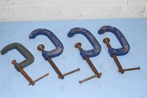 lot 126 image: (4) 4 12 C-Clamps