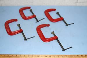 lot 131 image: (2) 4 C-Clamps