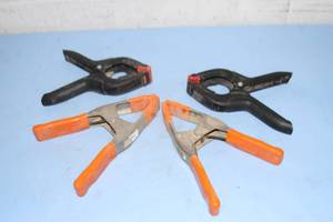 lot 108 image: 4 Large Pinch Clamps