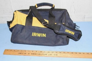 lot 76 image: Irwin Heavy Duty Tool Bag with Shoulder Strap