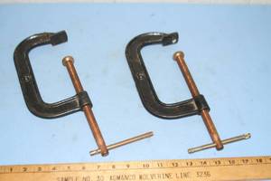 lot 127 image: (2) 6 C-Clamps